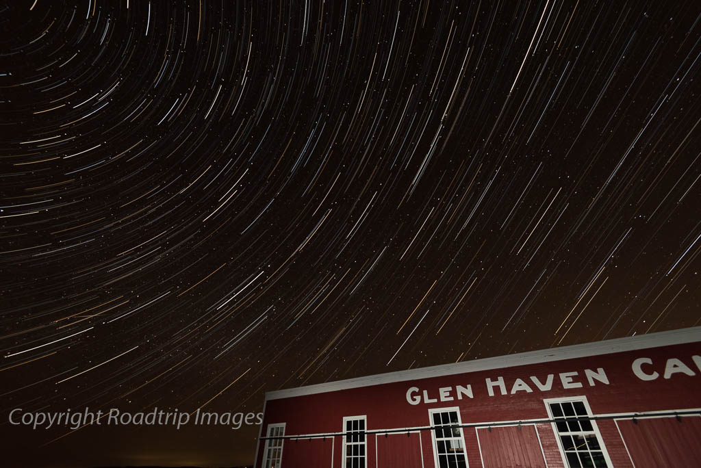 Star trail images from Glen Haven, MI