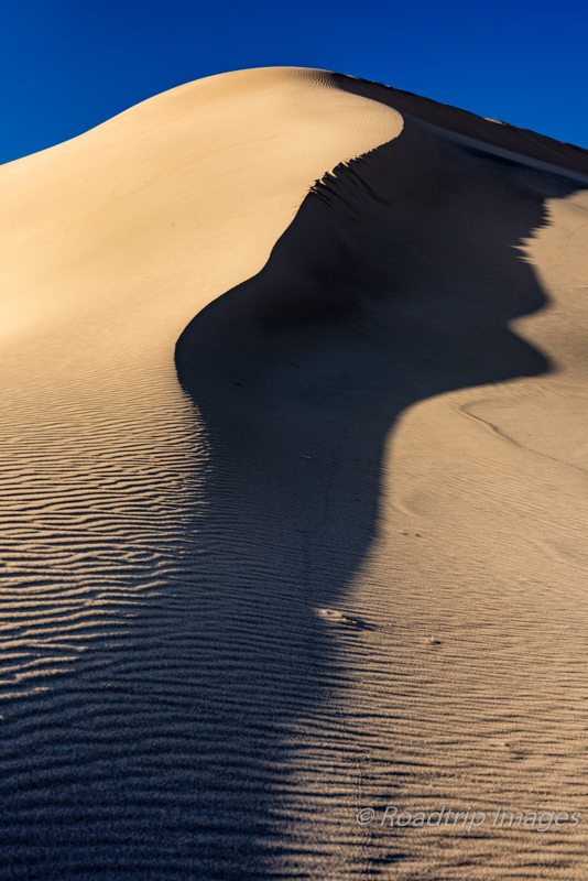 Eureka Sand Dunes at Death Valley National Park.