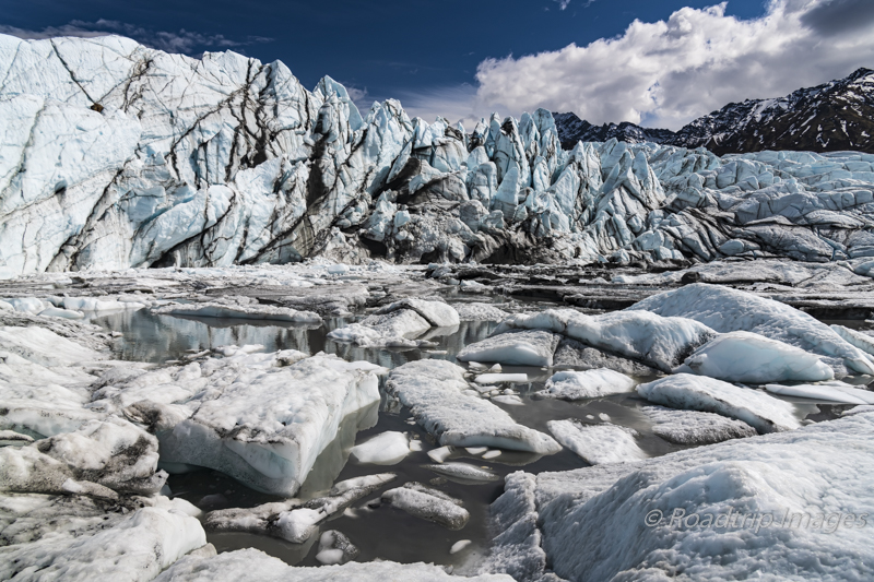 Matanuska Glacier ice fall